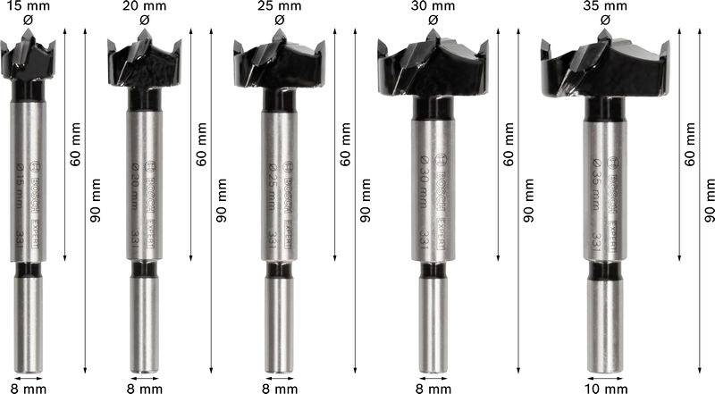 Vrták 'EXPERT' s dlouhou životností díky technologii Bosch Carbide Technology a ostré vysokovýkonné špičce.