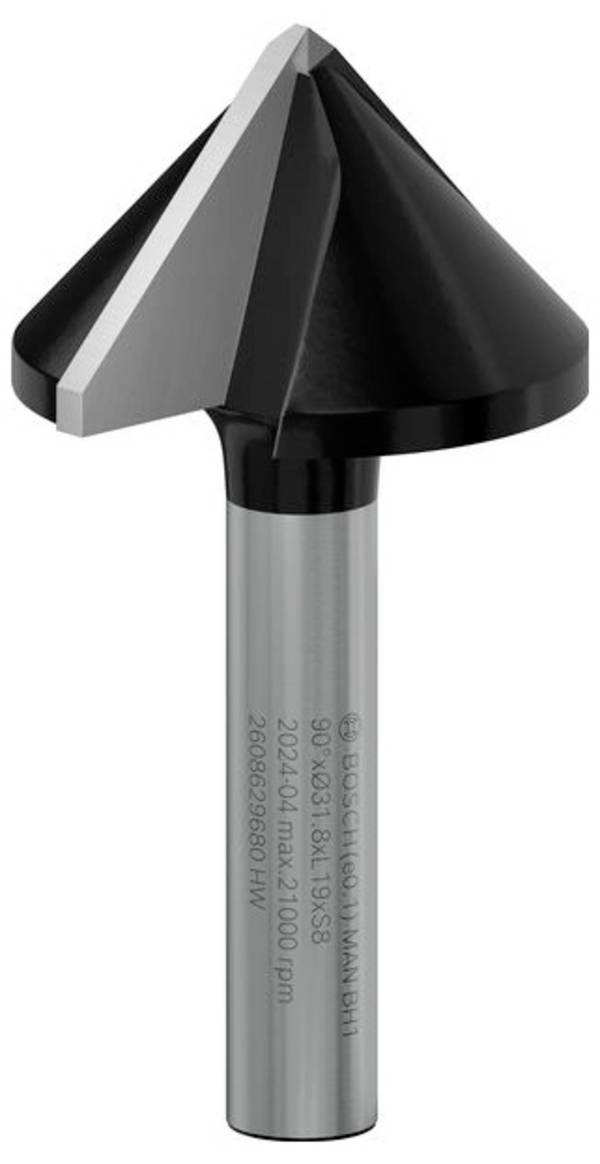 Bosch Accessories 2608629680 drážkovací fréza, tvrdokov, Délka 60 mm, Vnější Ø 31.800 mm, Pracovní délka 19 mm, Ø hřídele 8 mm