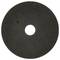 Kruhový řezný kotouč z tmavého materiálu se středovým otvorem. Vhodný pro řezání kovu úhlovou bruskou.