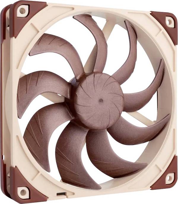 Noctua NF-A14X25 G2 LS-PWM PC větrák s krytem béžová, hnědá (š x v x h) 14 x 2.5 x 14 cm