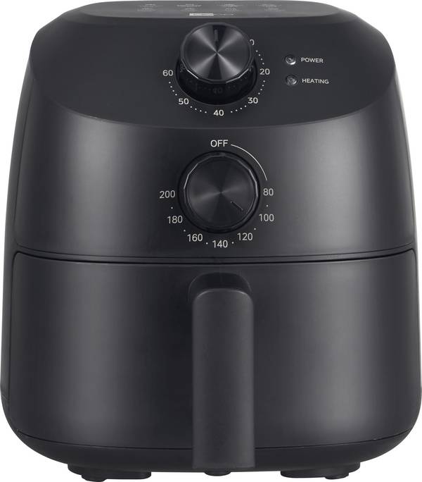 aeco Cube horkovzdušná fritéza 2 l 1 150 W funkce časovače, bez BPA, nepřilnavý povlak černá