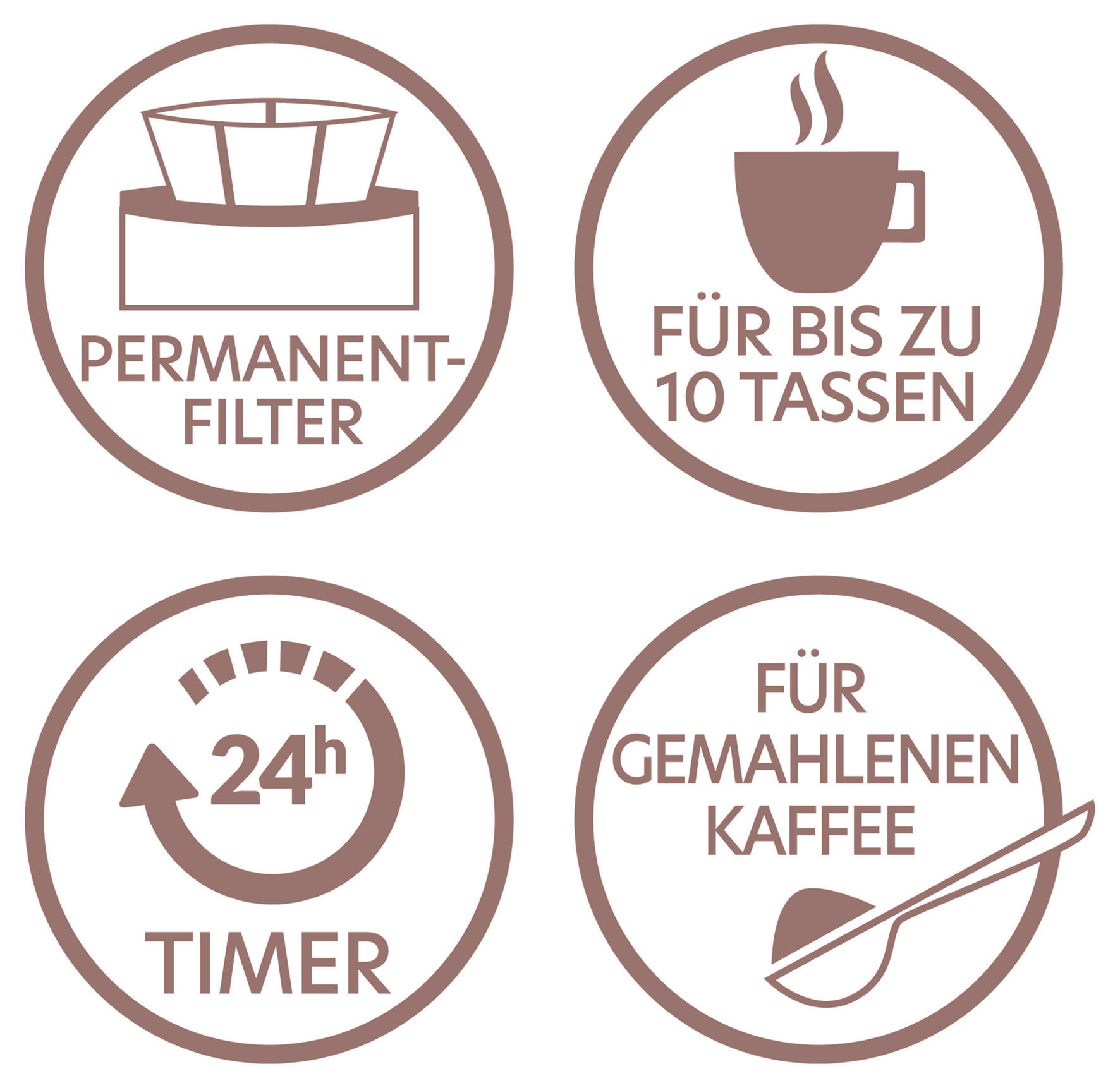 Maxxmee Barista kávovar černá, stříbrná připraví šálků najednou=10 skleněná konvice-8