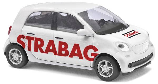 Busch 49562 H0 model osobního automobilu Smart ForFour 14, Strabag