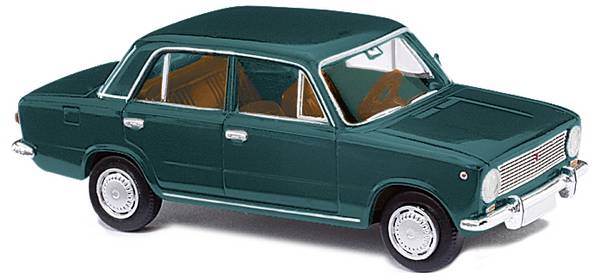 Busch 50109 H0 model osobního automobilu Lada 1200 / Shiguli 2101, tmavě zelená