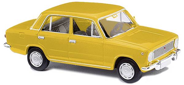 Busch 50111 H0 model osobního automobilu Lada 1200 / Shiguli 2101, žlutá