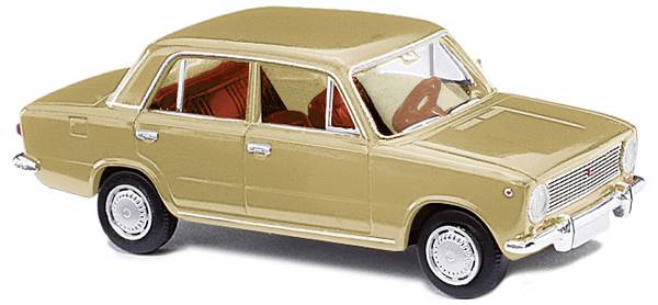 Busch 50112 H0 model osobního automobilu Lada 1200 / Shiguli 2101, béžová