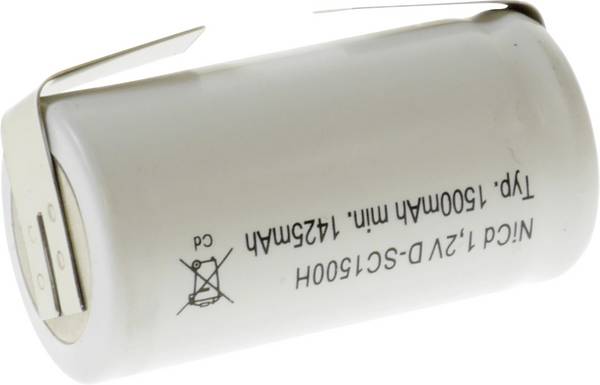 Mexcel  speciální akumulátor Sub-C  Ni-Cd 1.2 V 1500 mAh 1 ks