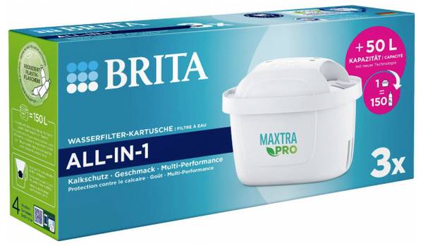 Brita Maxtra Pro Pure 3er 1050624 vodní filtr 3 ks bílá