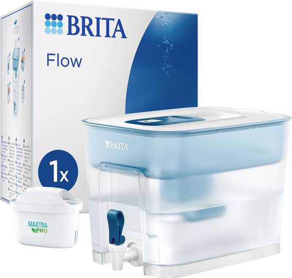 Brita Flow 125356 Sada filtrů pro úsporu vody 8.2 l bílá, petrolejová