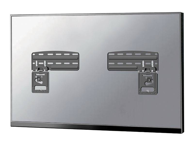 Nástěnný držák pro ploché obrazovky, vhodný pro montáž dvou monitorů vedle sebe.