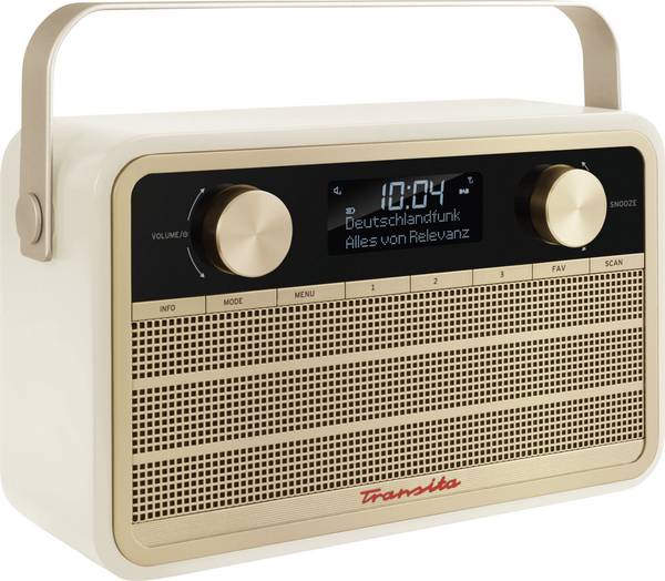 TechniSat TRANSITA 120, beige 0001/3992 stolní rádio, DAB+, DAB+, s akumulátorem, béžová