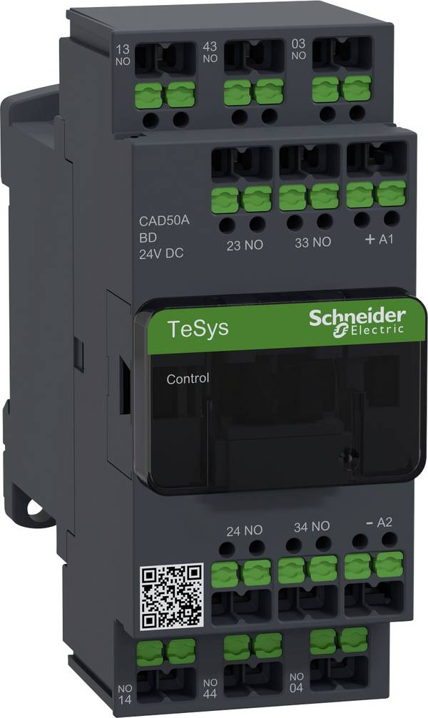 Schneider Electric CAD50ABD pomocný stykač 5 spínacích kontaktů bez LED diody Piece 1 ks