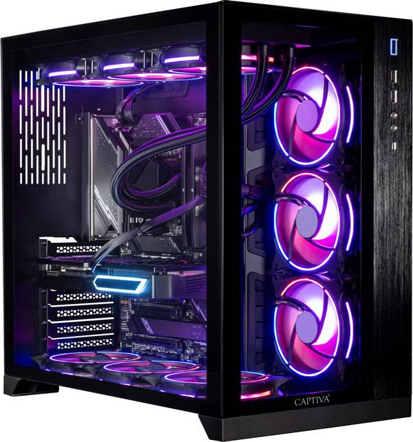 Captiva Gaming PC 89085    AMD Ryzen 7 9800X3D 5.2 GHz 16 GB RAM  2 TB SSD AMD  Nvidia NVIDIA GeForce RTX 5080 16 GB GDDR7 Win 11 Home 89085