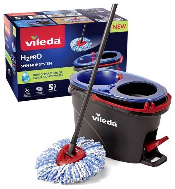 Vileda 178333 H2PRO Spin Mop Podlahový mop  1 ks