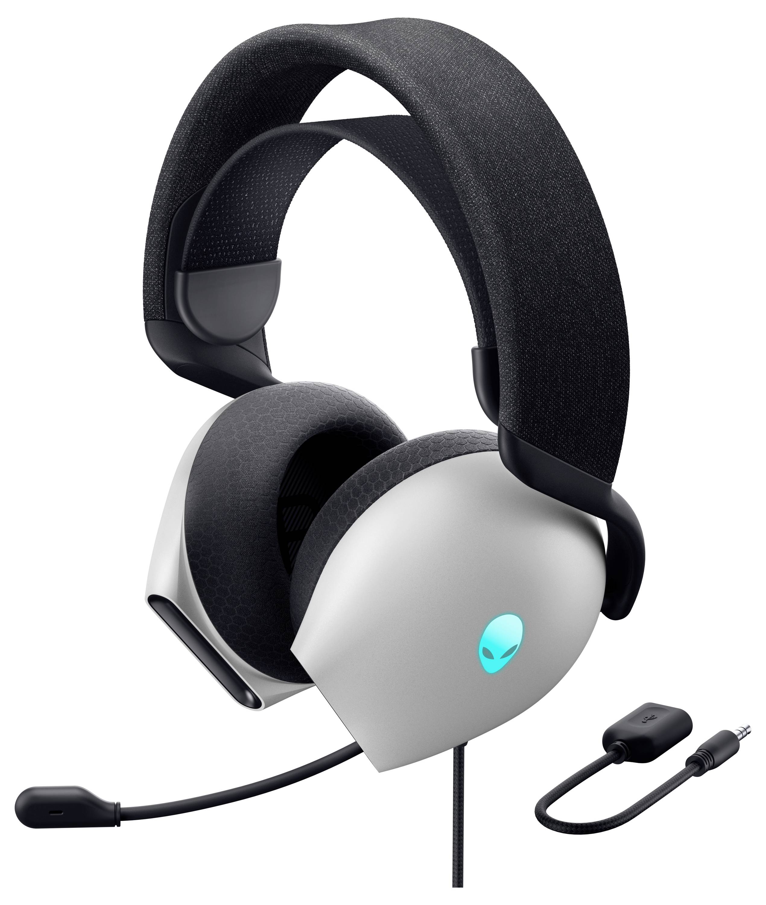 Dell AW520H-W-DEAM sluchátka uzavřená (Over Ear) kabelová stereo bílá High-Resolution Audio Gaming-6
