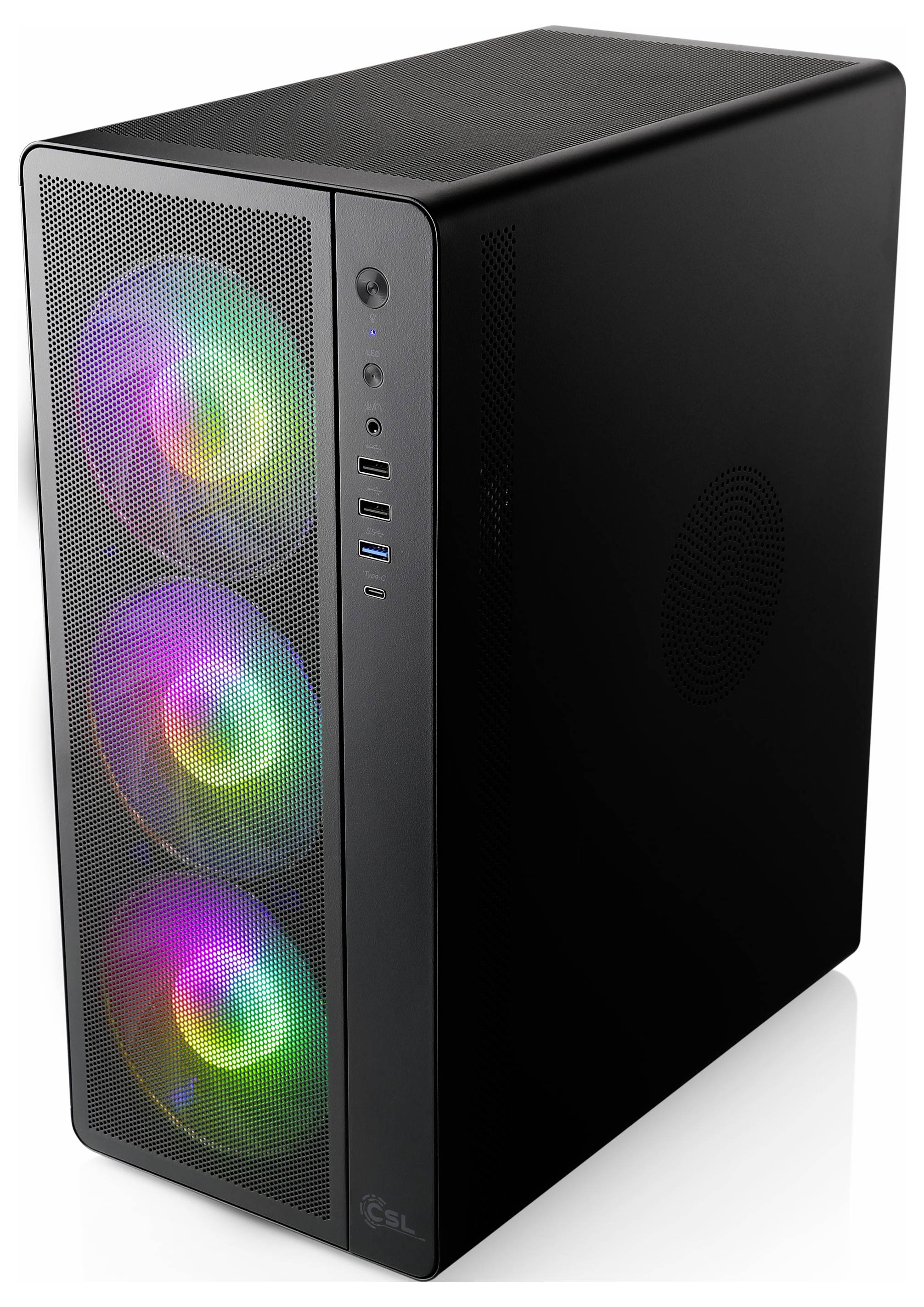 CSL Computer Gaming PC M12050H AMD Ryzen 5 5600 4.4 GHz 16 GB RAM 1 TB SSD Nvidia GeForce RTX™ 5060 ti 8 GB GDDR7 94222-3