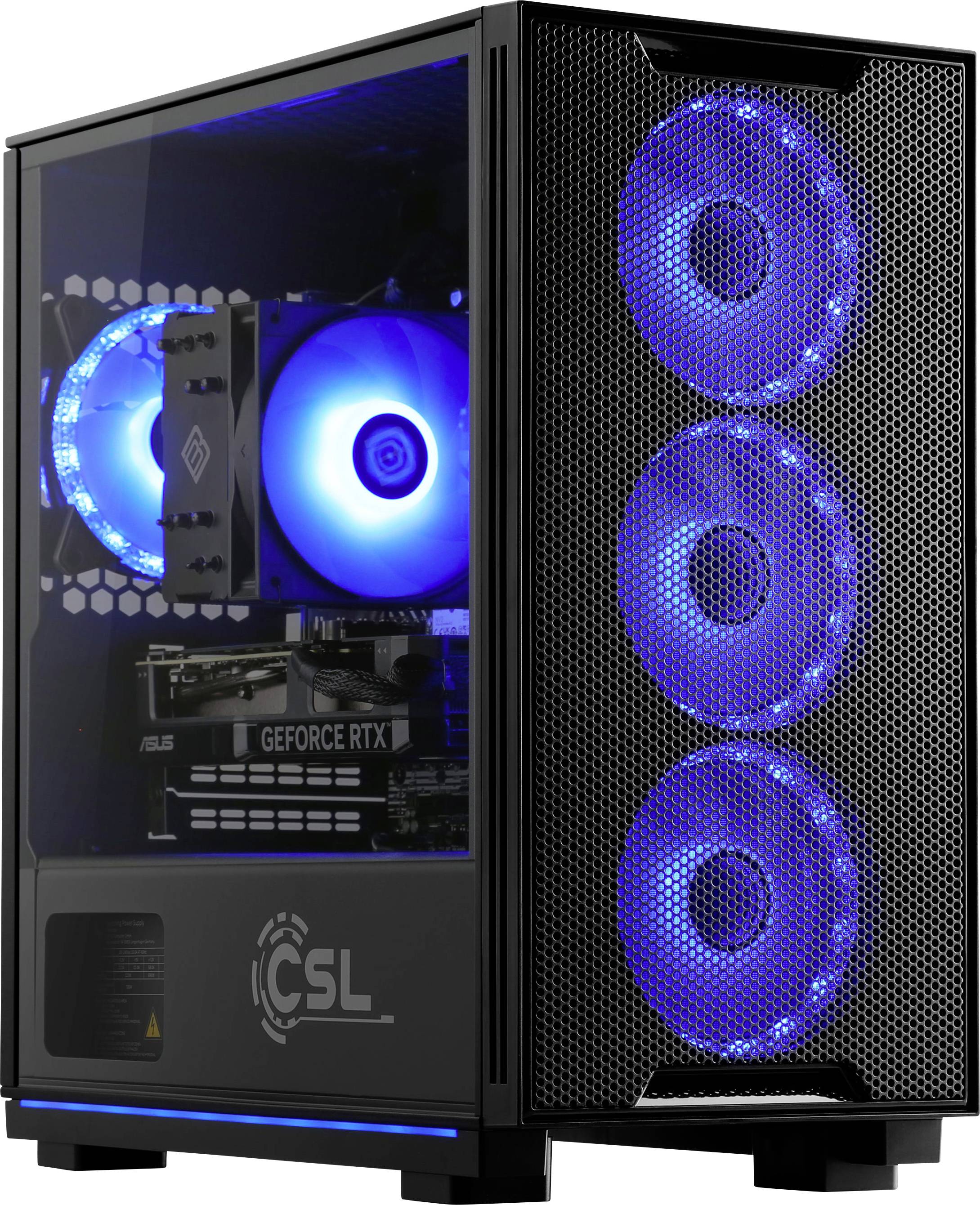 CSL Computer Gaming PC M12160H Intel® Core™ Ultra 7 265KF 5.5 GHz 32 GB RAM 2 TB SSD Nvidia GeForce RTX™ 5060 ti 16 GB G-0