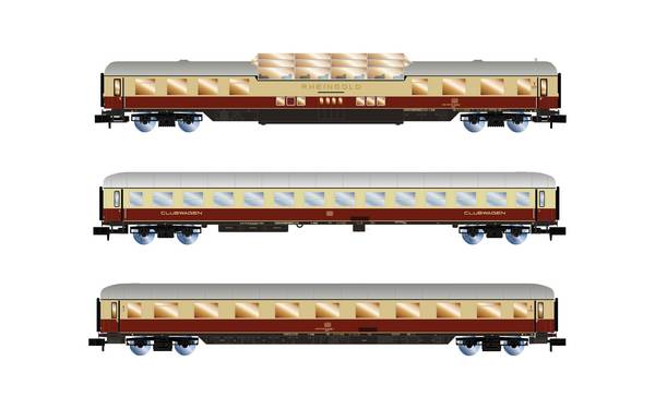 Arnold HN4507 Sada 3 KS osobních vozů Rheingold AKE
