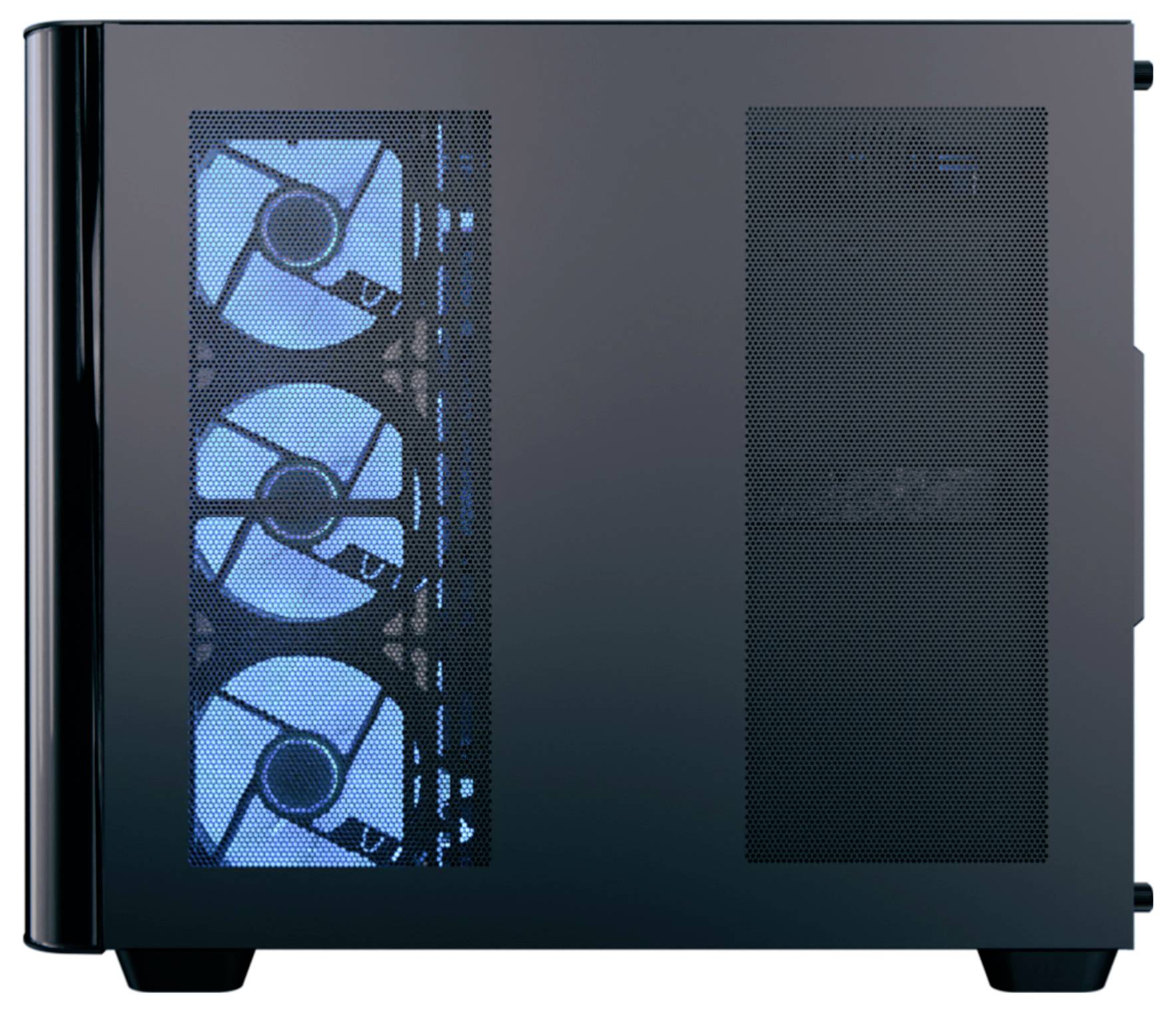 AeroCool P500C-G-BK-V1 midi tower PC skříň černá, bílá-1