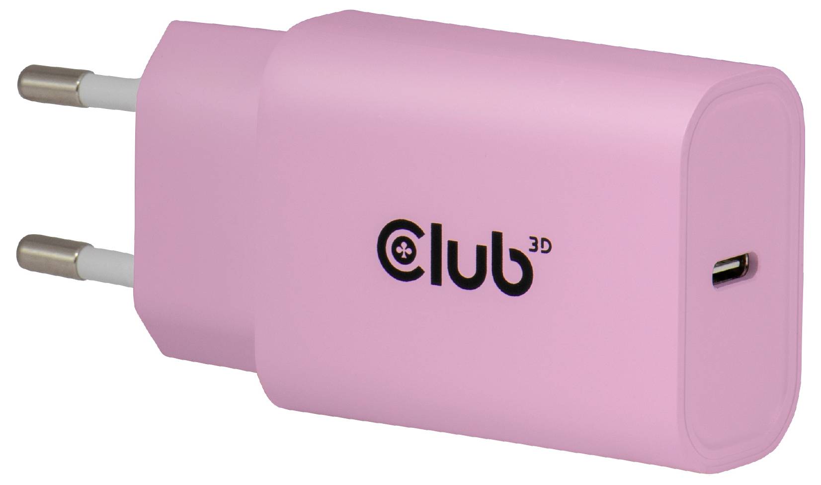 club3D CAC-3021 USB nabíječka, USB-C® zástrčka, 30 W, Power Delivery 3.0, růžová-0