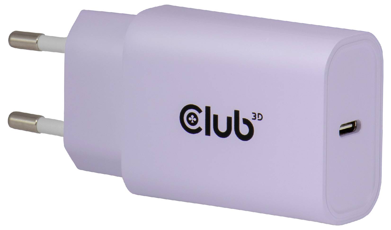 club3D CAC-3025 USB nabíječka, USB Power Delivery (USB-PD) , USB-C® zástrčka, 30 W, Power Delivery 3.0, fialová-0