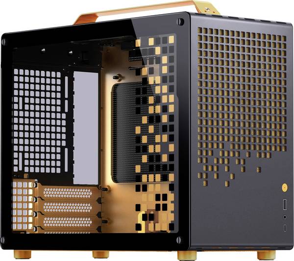 Jonsbo Z20 micro tower herní pouzdro, pouzdro, PC skříň  černá/oranžová