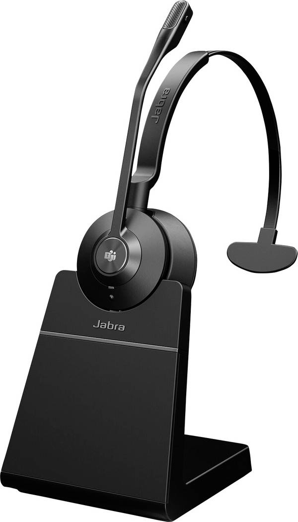 Jabra Engage 55 SE Mono Link400c MS mit  Headset otevřená (On Ear) DECT, kabelová  černá Redukce šumu mikrofonu monofonní Počítače