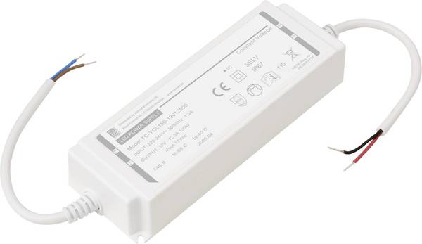 TRU COMPONENTS TC-YCL150-12012500 napájecí zdroj pro LED  konstantní napětí 150 W 12.5 A 12 V/DC  1 ks