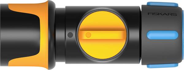 Fiskars 1027086   hadicová přípojka  13 mm (1/2") - 15 mm (5/8")  s regulačním ventilem