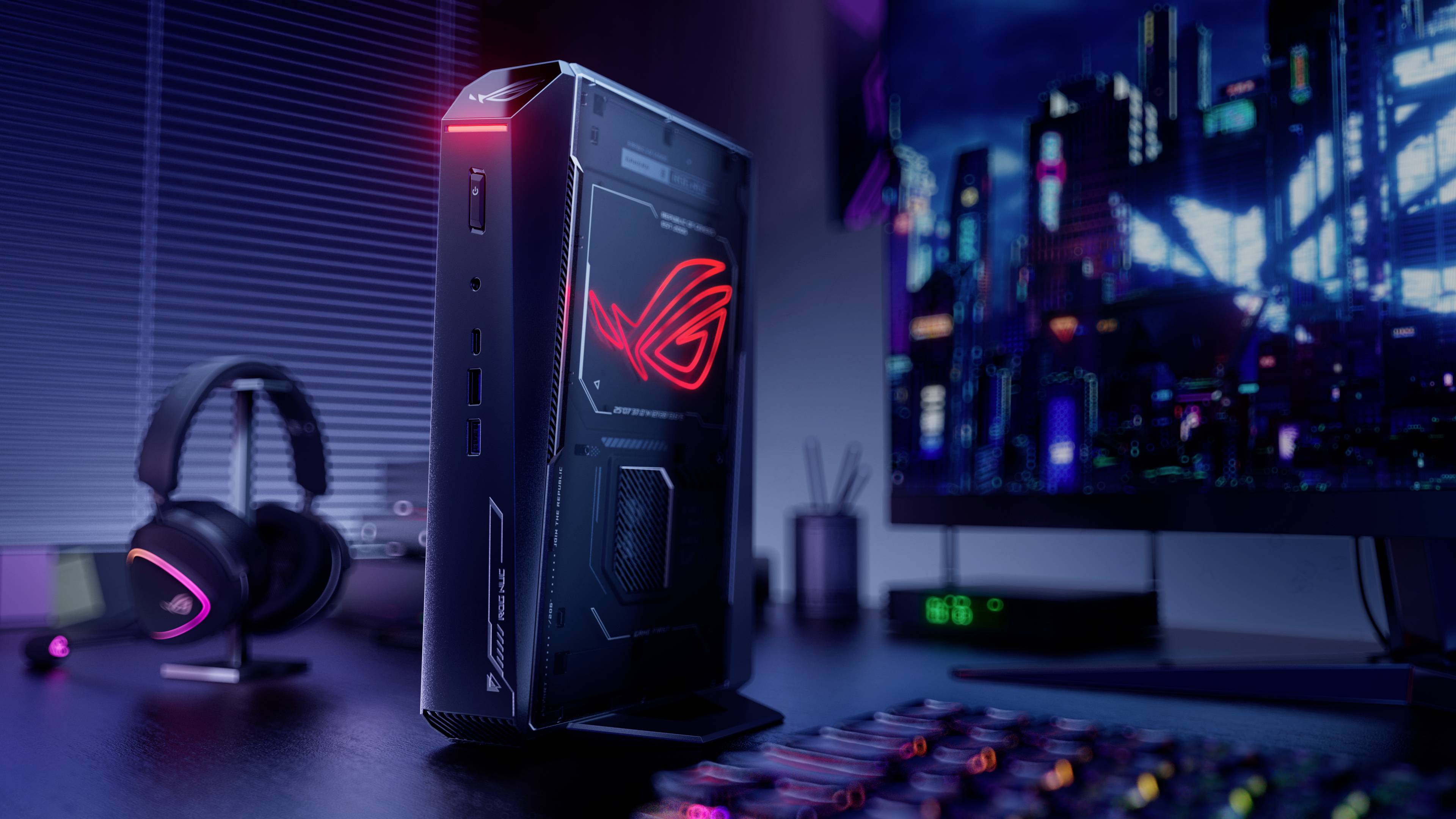 Asus Barebone NUC 15 ROG Intel® Core™ Ultra 9 (Series 2) 275HX 5.4 GHz 16 GB RAM 2 TB SSD Intel Grafics Nvidia NVIDIA Ge-16