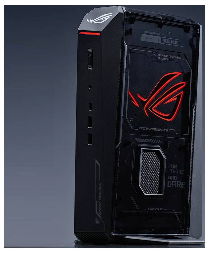 Asus Barebone NUC 15 ROG Intel® Core™ Ultra 9 (Series 2) 275HX 5.4 GHz 16 GB RAM 2 TB SSD Intel Grafics Nvidia NVIDIA Ge-14