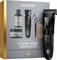 Sada základních potřeb pro úpravu vousů 'The Beard Hedger Essentials Kit' obsahuje zastřihovač, nůžky, šampon a kondicionér pro péči a styling vousů.