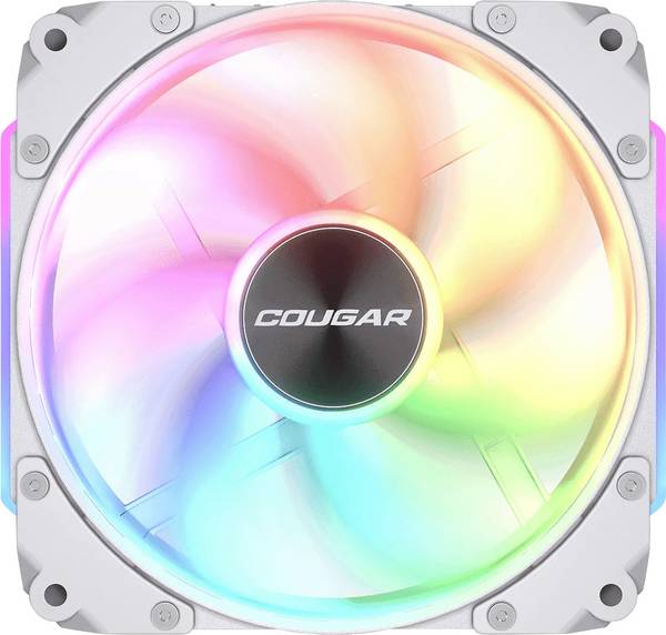 Cougar CF-ARW12HW-RGB PC větrák s krytem bílá (š x v x h) 120 x 120 x 28 mm