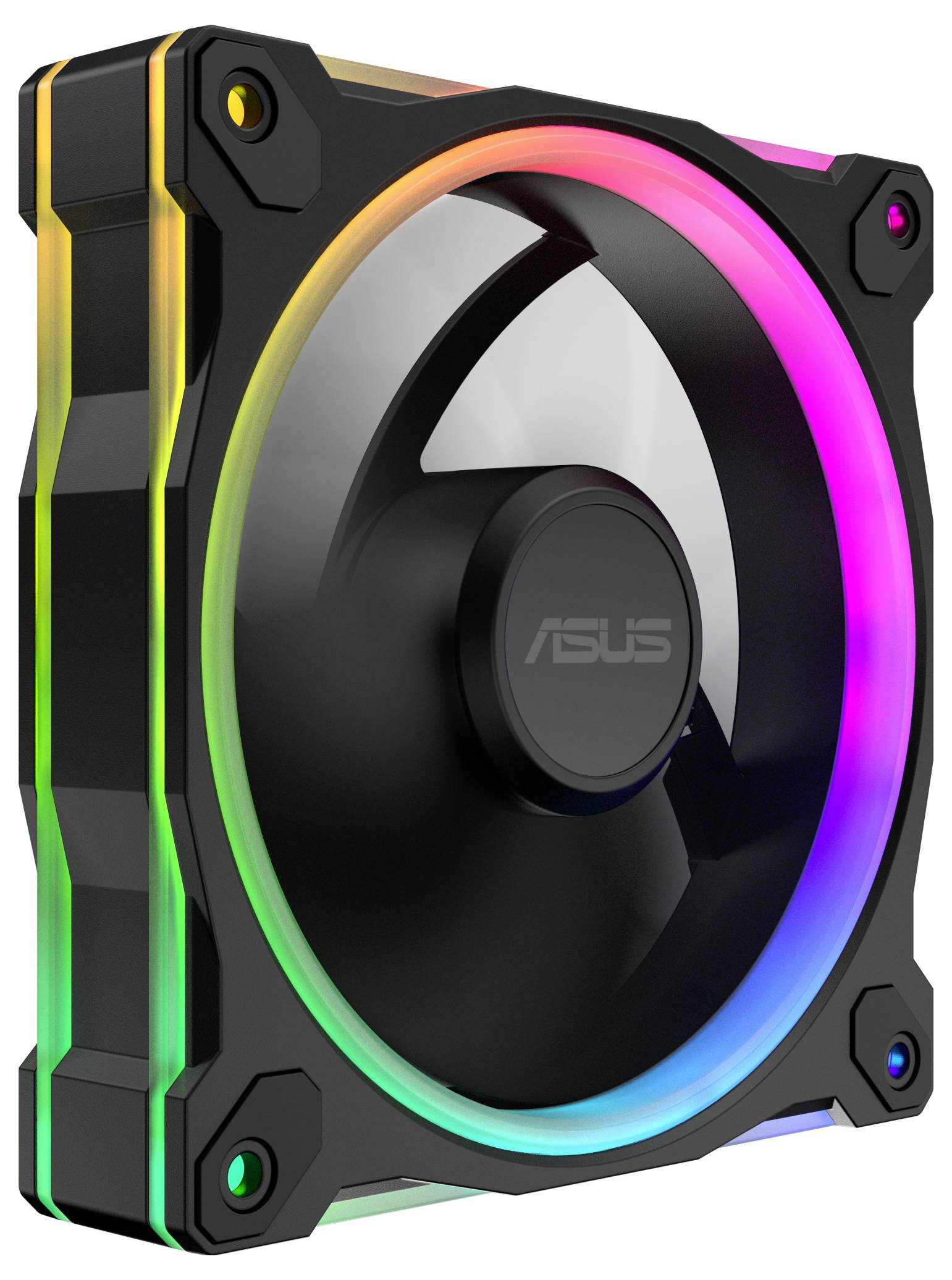 Asus PRIME MR120 PC větrák s krytem černá (š x v x h) 120 x 120 x 28 mm včetně LED osvětlení, vč. ovládání RGB osvětlení-1