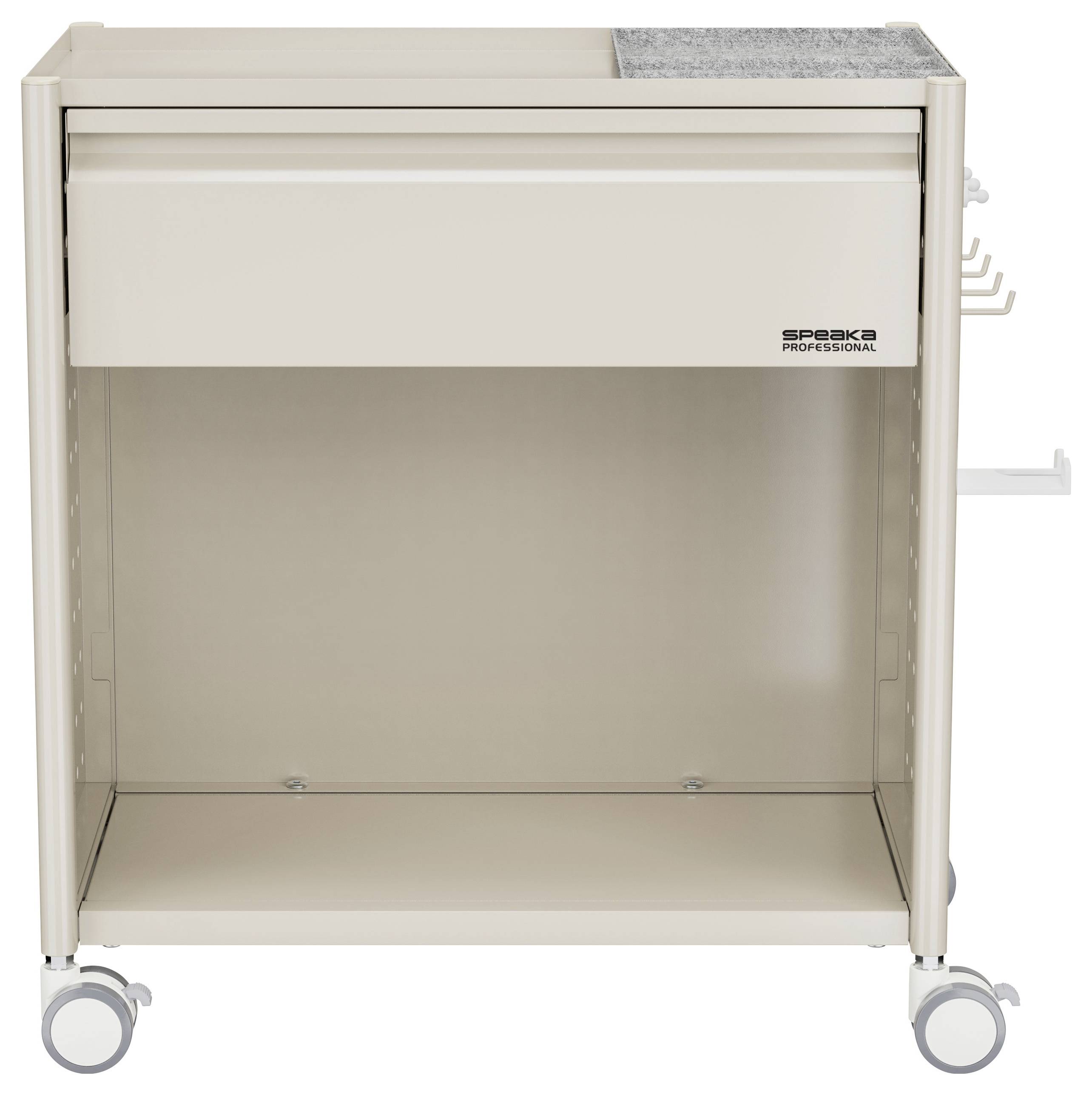 SpeaKa Professional Kontejnery na kolečkách světle hnědá (š x v x h) 30 x 54.5 x 50 cm Počet zásuvek: 1 SP-13660888 SP-M-2