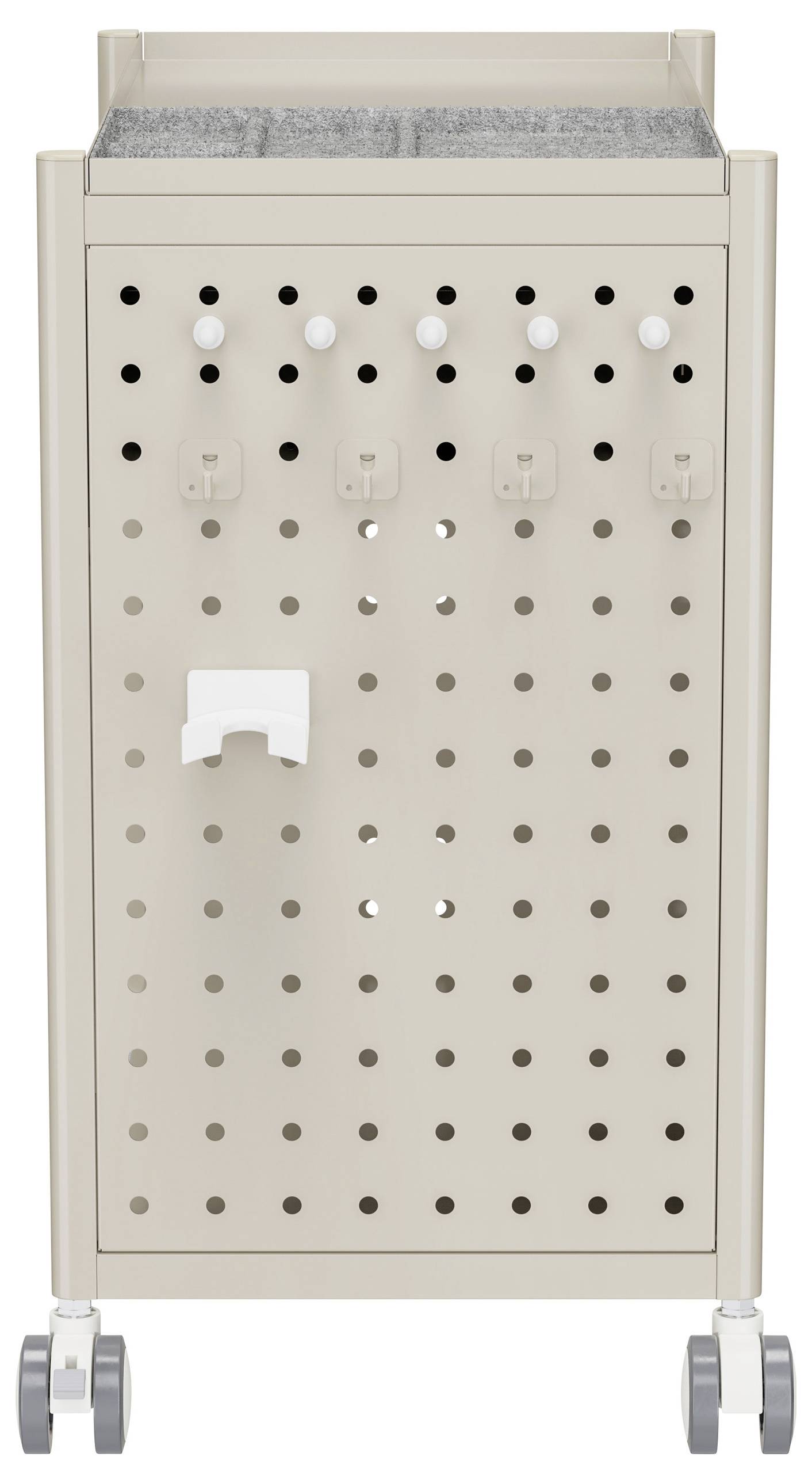SpeaKa Professional Kontejnery na kolečkách světle hnědá (š x v x h) 30 x 54.5 x 50 cm Počet zásuvek: 1 SP-13660888 SP-M-4