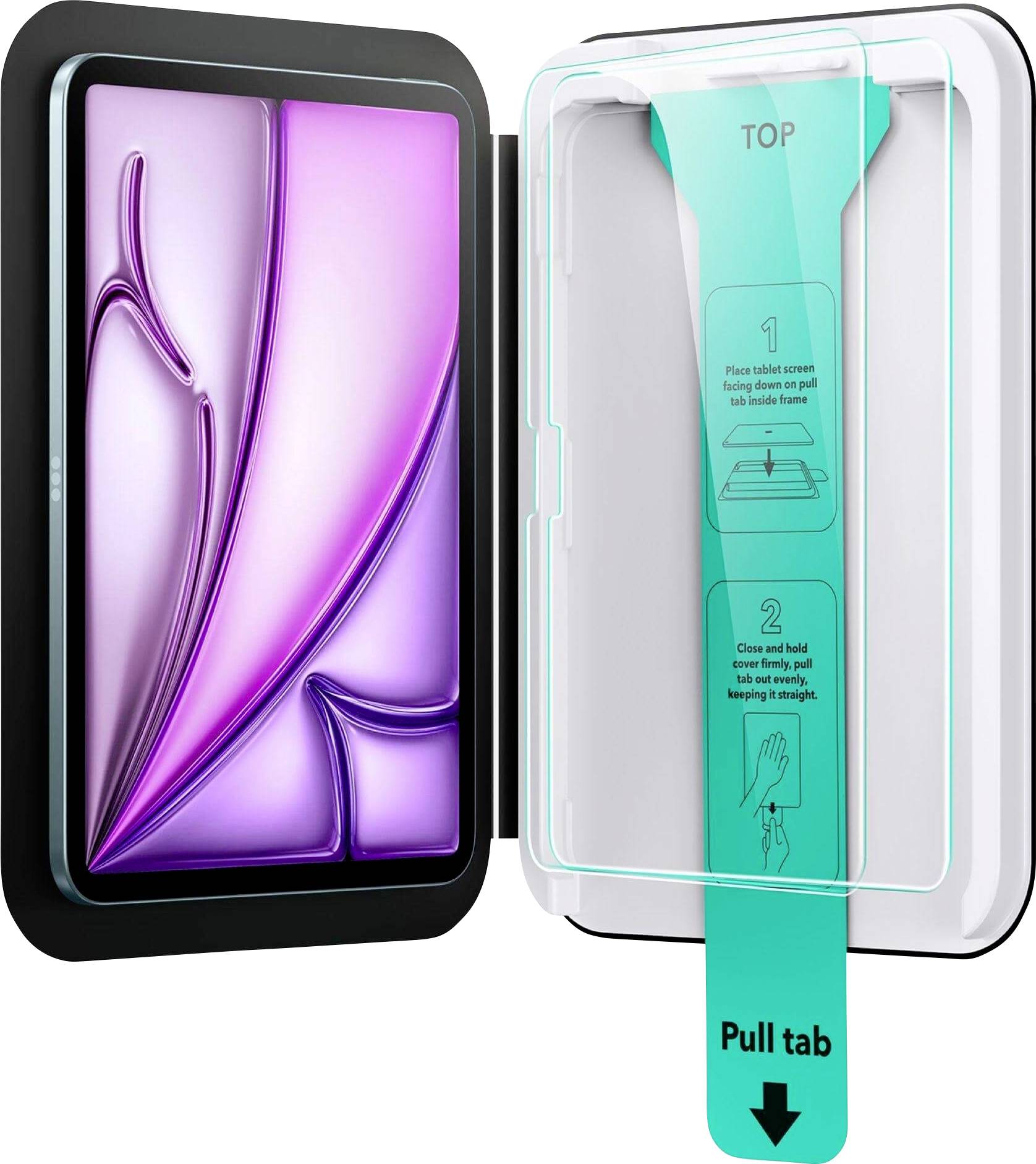ESR Tempered-Glass ochranné sklo na displej smartphonu Apple iPad Air 13" (M3, 2025) 2 ks Chránící proti otiskům prstů, -0