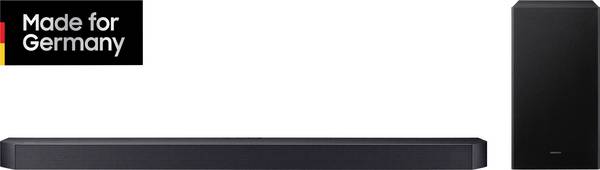 Samsung Q-Serie HW-Q610GF 3.1.2 Soundbar černá Bluetooth®, Dolby Atmos® , vč. bezdrátového subwooferu, upevnění na zeď, Wi-Fi