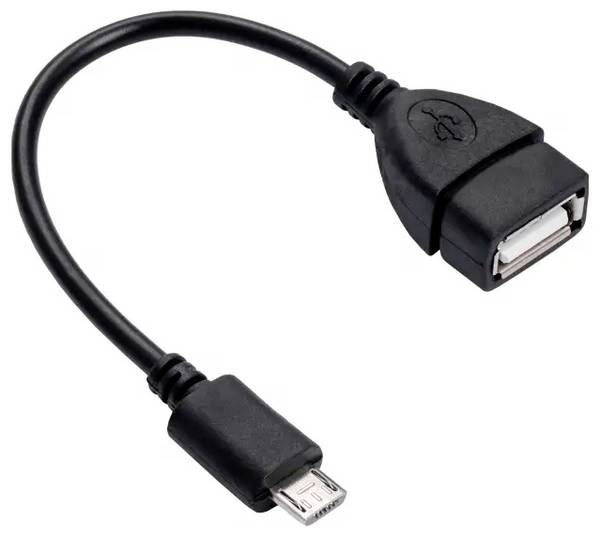 Akyga USB adaptér [1x USB 2.0 zásuvka A - 1x Micro USB] AK-AD-09 15 cm s funkcí OTG