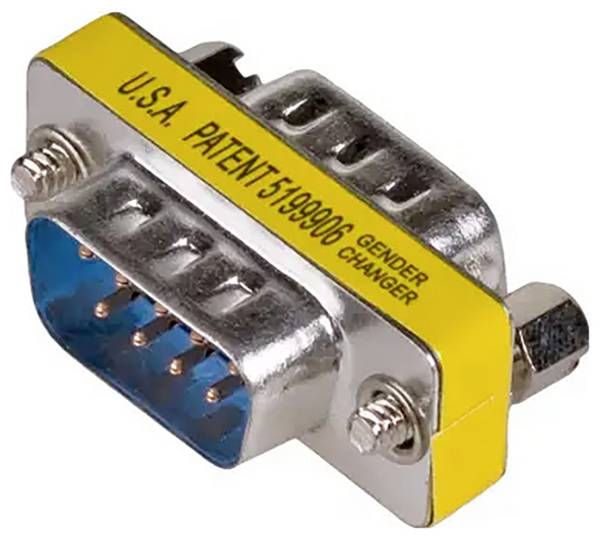 Akyga AK-AD-17 D-SUB adaptér D-SUB zástrčka 9pólová - D-SUB zástrčka 9pólová 30 mm 1 ks Piece