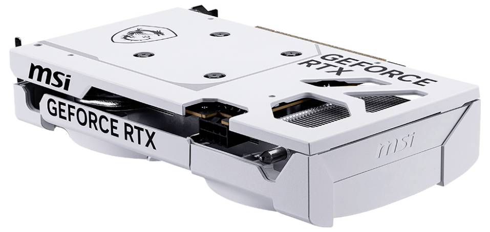 MSI grafická karta Nvidia GeForce RTX 5060 8G Ventus 2X OC White 8 GB GDDR7 RAM PCIe x16 HDMI™, DisplayPort přetaktovaná-2