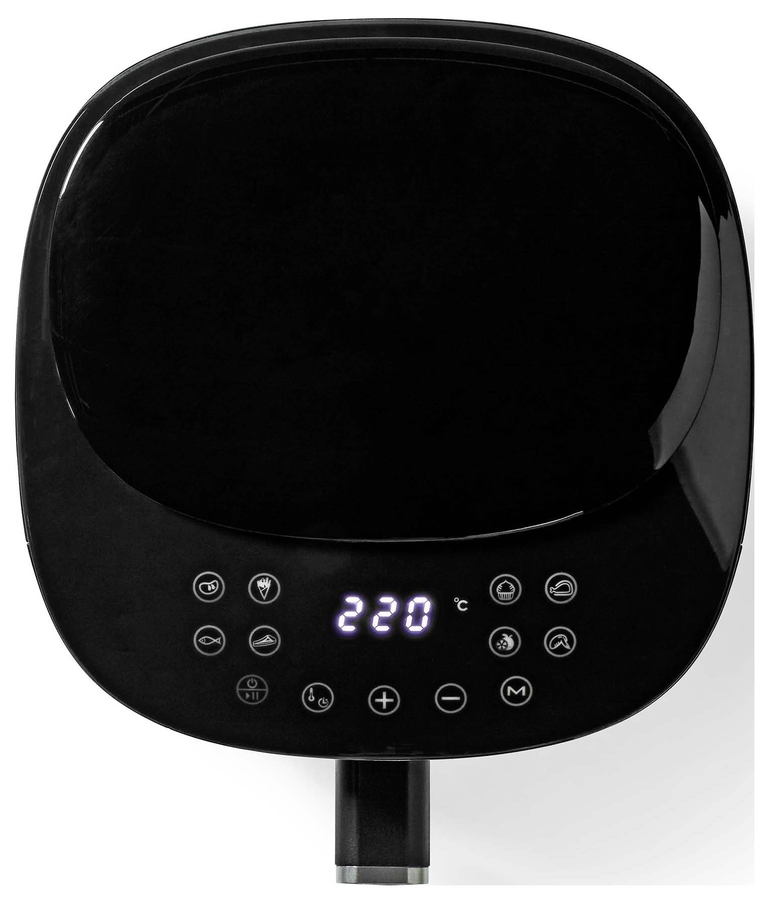 Nedis KAAF160BK horkovzdušná fritéza 4.2 l 1 300 W bez BPA, funkce časovače, ochrana proti přehřátí, indikátor černá-2