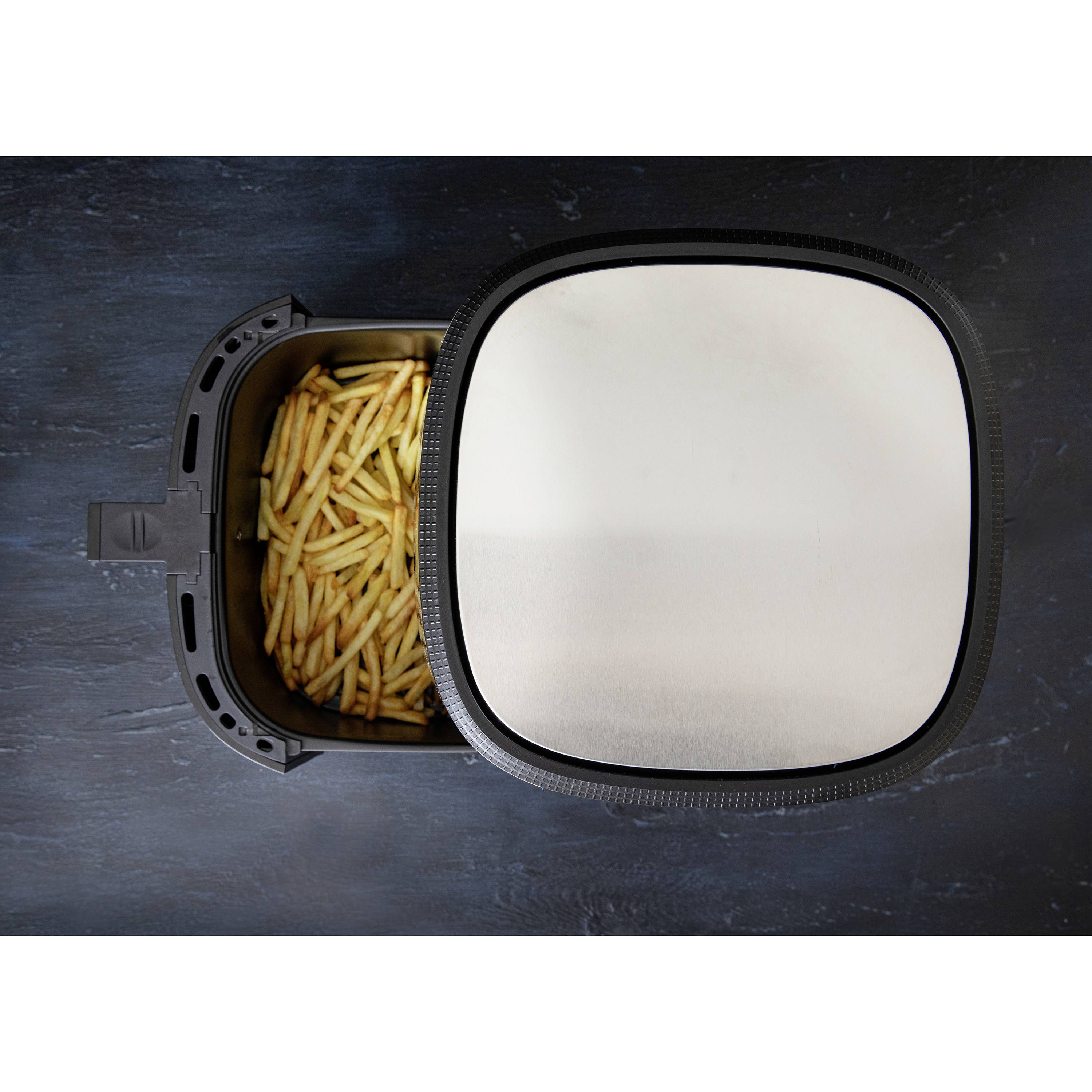Gastronoma 18290007 horkovzdušná fritéza 8 l 1 800 W ochrana proti přehřátí, s displejem, nepřilnavý povlak, Cool touch -4