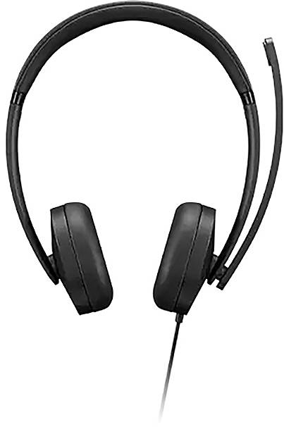 Lenovo 4XD1P83425 Headset otevřená (On Ear) Bluetooth®, Bez kabelu, kabelová stereo černá regulace hlasitosti-2