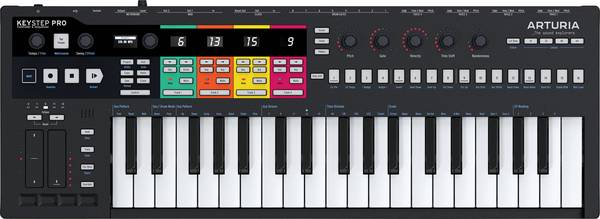 Arturia KeyStep Pro klávesy černá mini tlačítka
