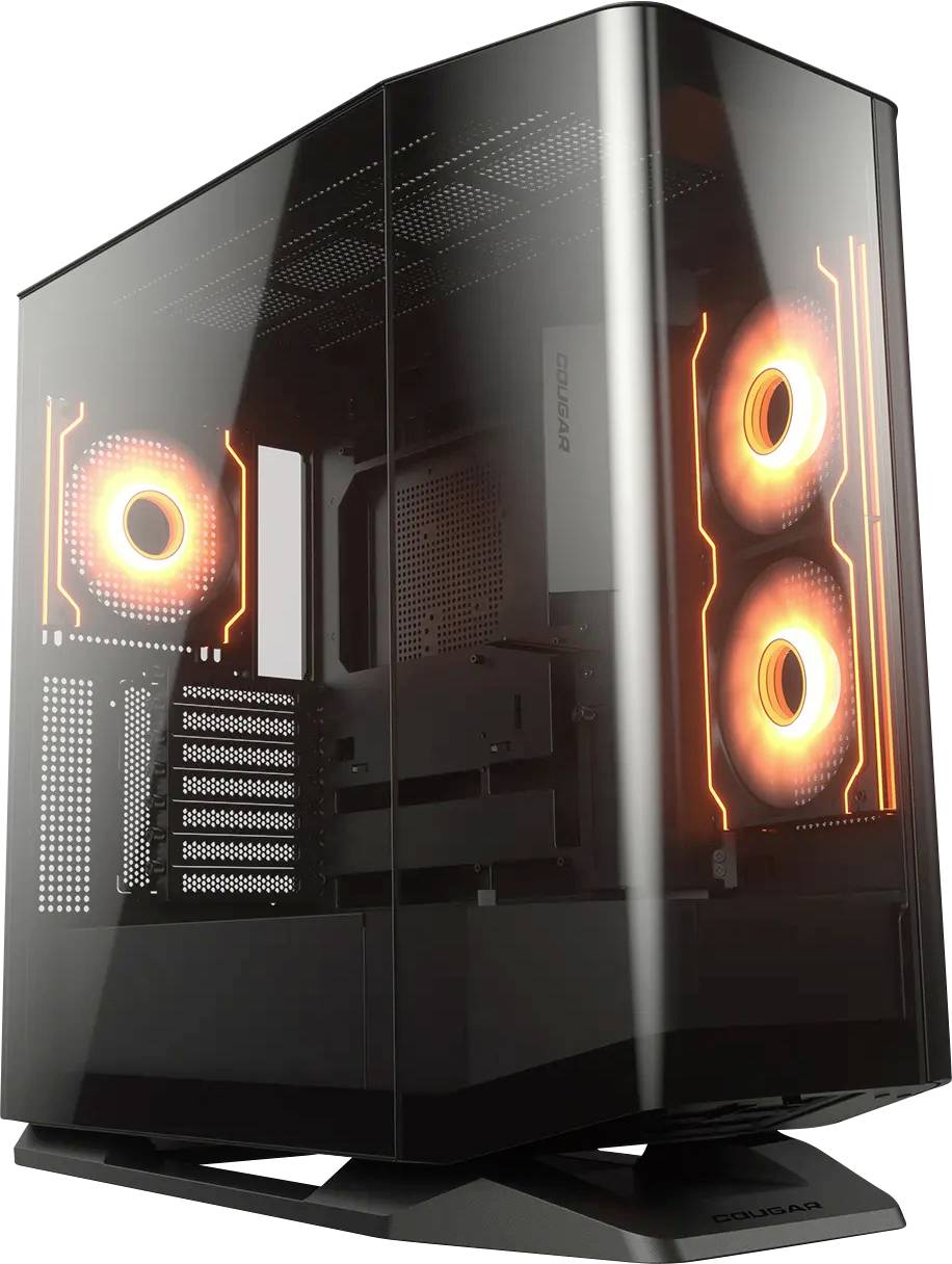 Cougar CGR-58M6B-RGB midi tower PC skříň vícebarevná boční okno