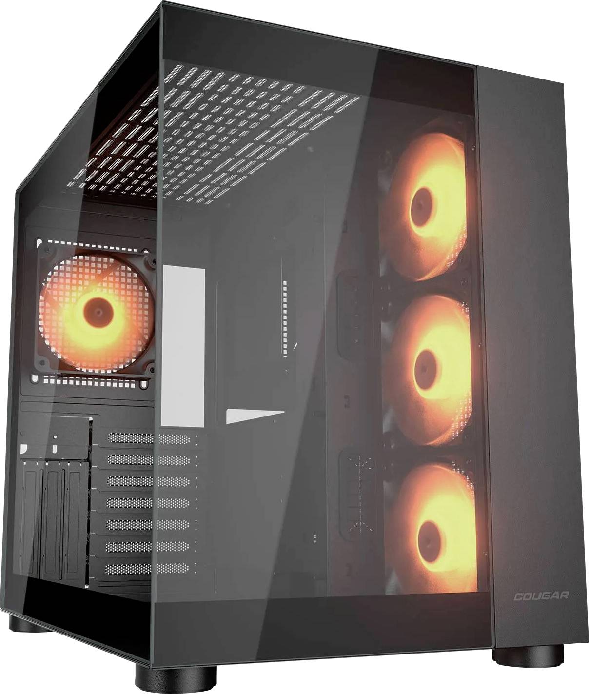 Cougar CGR-5KA1B-RGB midi tower PC skříň vícebarevná boční okno-0