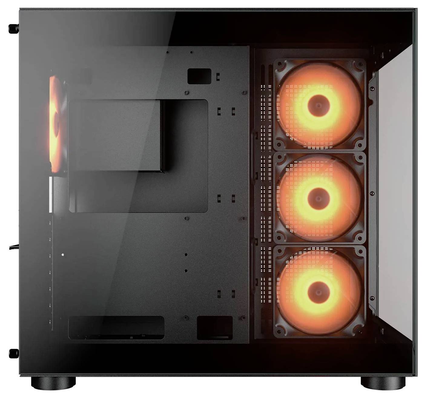 Cougar CGR-5KA1B-RGB midi tower PC skříň vícebarevná boční okno-4