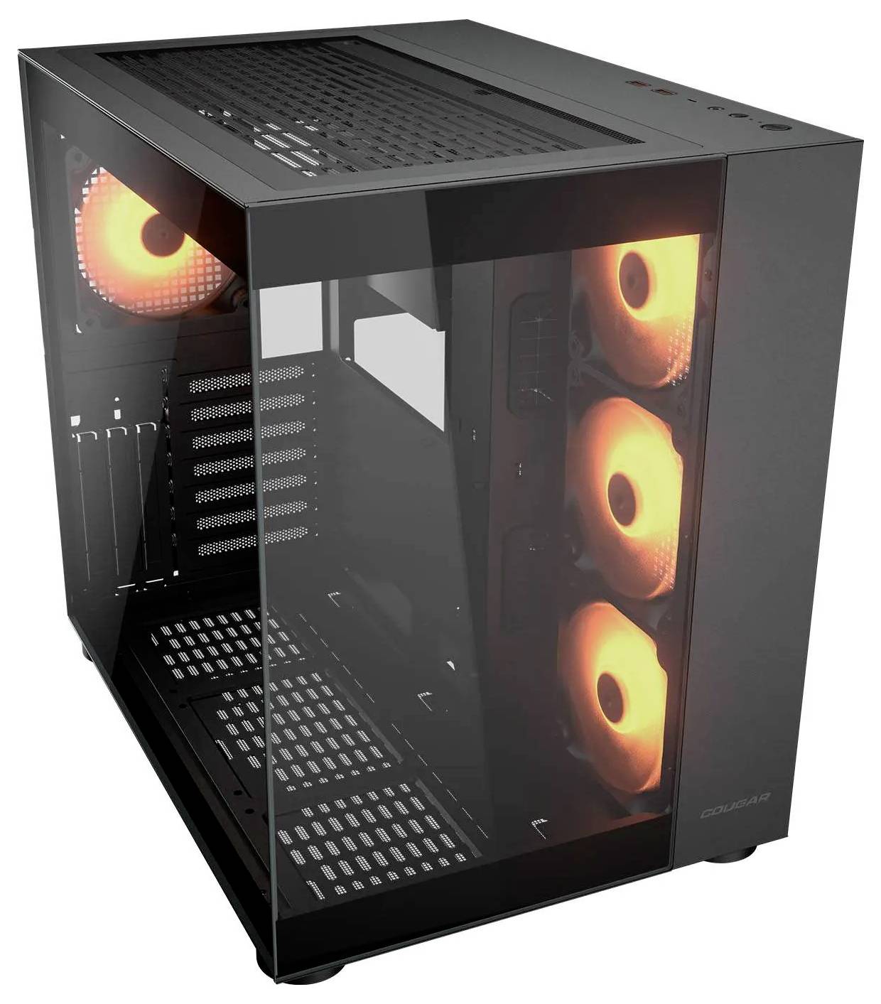 Cougar CGR-5KA1B-RGB midi tower PC skříň vícebarevná boční okno-5