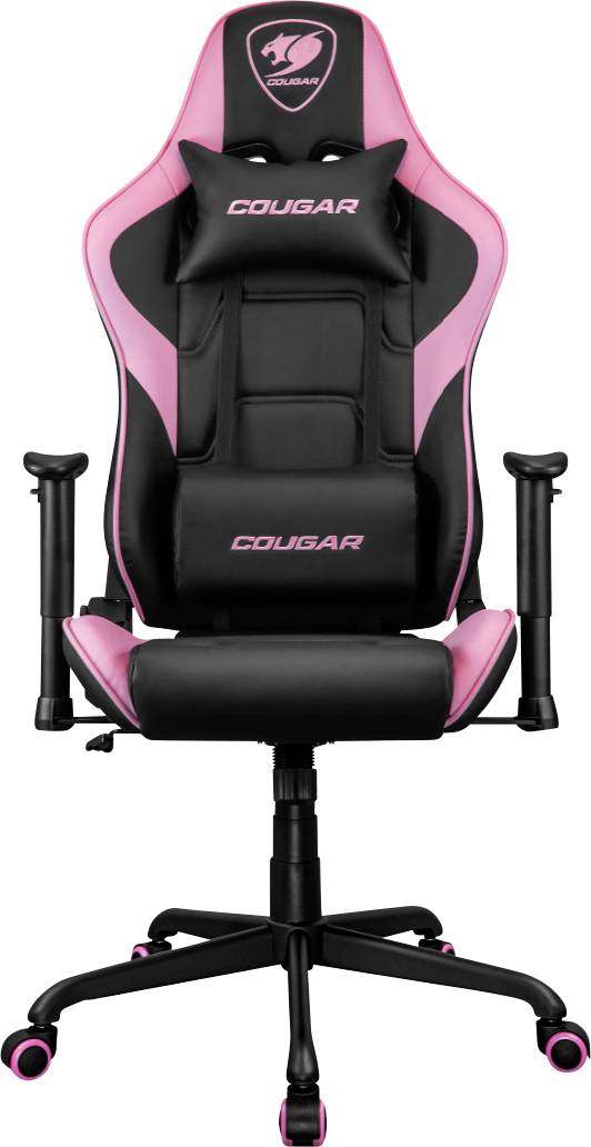 Cougar CGR-ELI-PNB herní židle černá, růžová-0